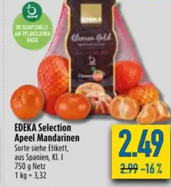 diska Edeka Selection Apeel Mandarinen Angebot