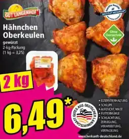 Norma GUT LANGENHOF Hähnchen Oberkeulen Angebot