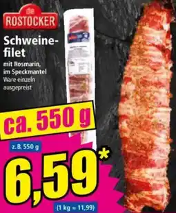 Norma die ROSTOCKER Schweinefilet Angebot