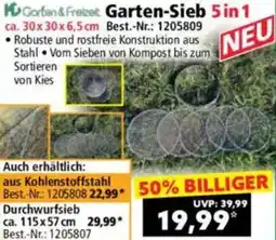 Norma Garten & Freizeit Garten Sieb 5in1 Angebot