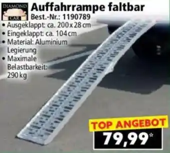 Norma DIAMOND CAR Auffahrrampe faltbar Angebot