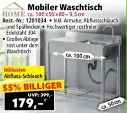 Norma HOME Mobiler Waschtisch Angebot