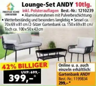 Norma Lounge-Set ANDY 10tlg. Angebot