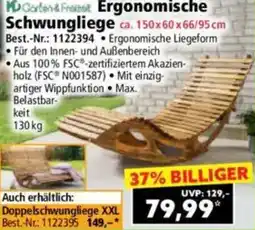 Norma Garten & Freizeit Ergonomische Schwungliege Angebot