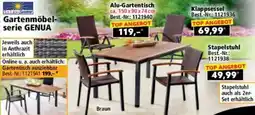 Norma Solax Sunshine Gartenmöbelserie GENUA Angebot