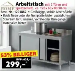 Norma HOME Arbeitstisch Angebot