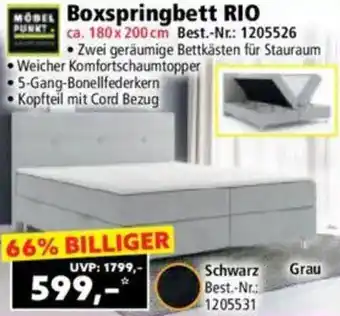 Norma Boxspringbett RIO Angebot