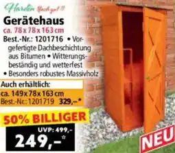 Norma Gerätehaus Angebot