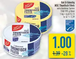 diska Gut & Günstig MSC Thunfisch Filets Angebot