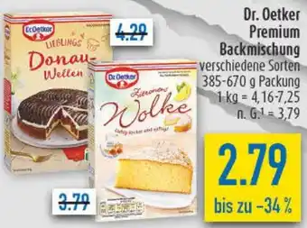 diska Dr. Oetker Premium Backmischung Angebot