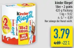 diska kinder Riegel 18er + 2 gratis Angebot