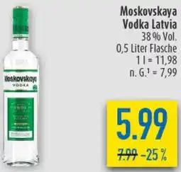 diska Moskovskaya Vodka Latvia Angebot