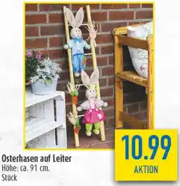 diska Osterhasen auf Leiter Angebot