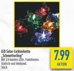 diska LED Solar-Lichterkette ,,Schmetterling" Angebot