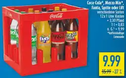 diska Coca-Cola, Mezzo Mix, Fanta, Sprite oder Lift Angebot