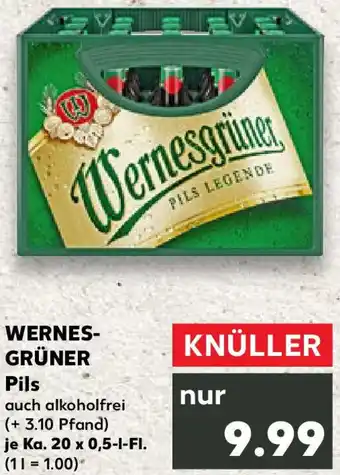 Kaufland WERNESGRÜNER Pils Angebot