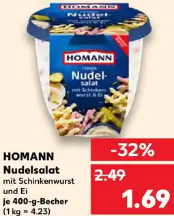 Kaufland HOMANN Nudelsalat Angebot