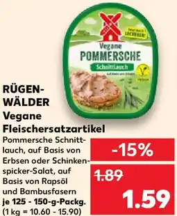 Kaufland RÜGENWÄLDER Vegane Fleischersatzartikel Angebot