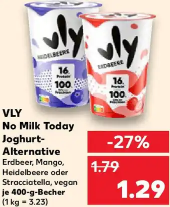 Kaufland VLY No Milk Today Joghurt Alternative Angebot