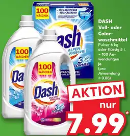 Kaufland DASH Voll- oder Colorwaschmittel Angebot