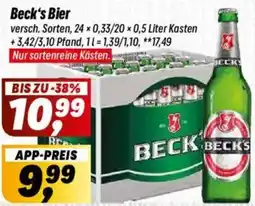 Simmel Beck's Bier Angebot