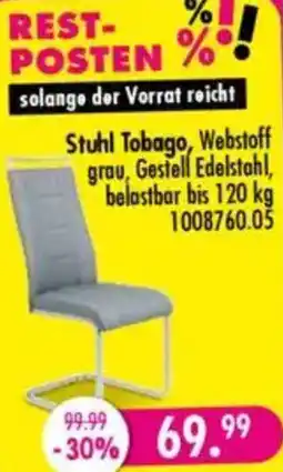 Möbel Boss Stuhl Tobago Angebot