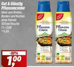 Simmel Gut & Günstig Pflanzencreme Angebot