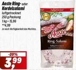 Simmel Aoste Ring- oder Kordelsalami Angebot