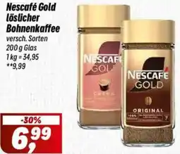 Simmel Nescafé Gold löslicher Bohnenkaffee Angebot