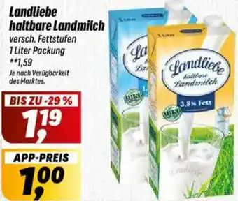 Simmel Landliebe haltbare Landmilch Angebot