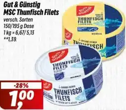 Simmel Gut & Günstig MSC Thunfisch Filets Angebot