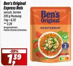 Simmel Ben's Original Express Reis Angebot