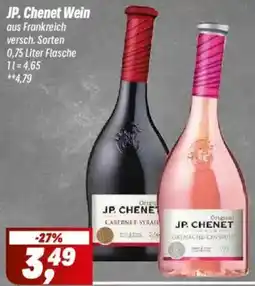 Simmel JP. Chenet Wein Angebot