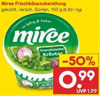 Netto Marken-Discount Miree Frischkäsezubereitung Angebot