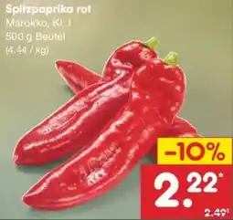 Netto Marken-Discount Spitzpaprika rot Angebot