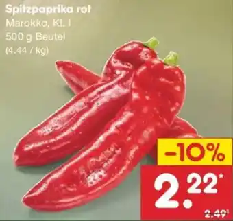 Netto Marken-Discount Spitzpaprika rot Angebot