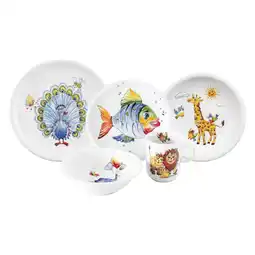 Netto Marken-Discount Seltmann Weiden Kindergeschirr Set Compact Bunte Tierwelt 5er Set Angebot