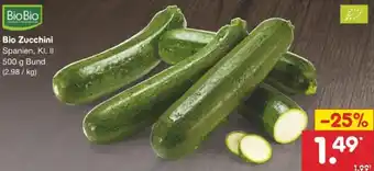 Netto Marken-Discount Bio Zucchini Angebot