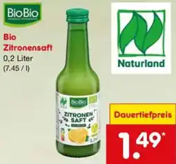 Netto Marken-Discount Bio Zitronensaft Angebot