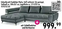 Möbel Boss Ecksofa mit Funktion Paris Angebot