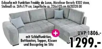 Möbel Boss Ecksofa mit Funktion Freddy de Luxe Angebot