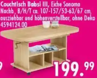 Möbel Boss Couchtisch Babsi III Angebot