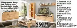 Möbel Boss Wohnprogramm Nature One Angebot