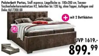 Möbel Boss Polsterbett Portos Angebot