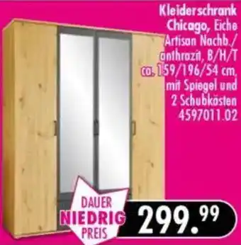 Möbel Boss Kleiderschrank Chicago Angebot