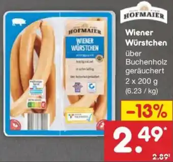 Netto Marken-Discount HOFMAIER Wiener Würstchen Angebot