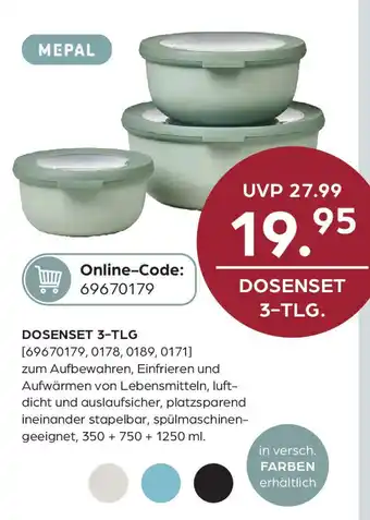 Möbel Buss Dosenset 3-tlg. Angebot