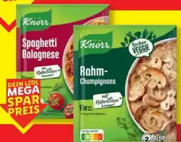 Lidl Knorr Fix Rahm-Champignons Angebot