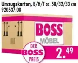 Möbel Boss Umzugskarton Angebot