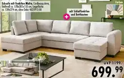 Möbel Boss Ecksofa mit Funktion Malte Angebot